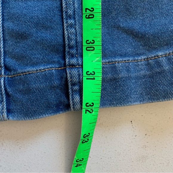 Etica Gabriela Seamed Dress in Cobra Size Small NWT Blue Jean Denim Mini Dress - Picture 17 of 17